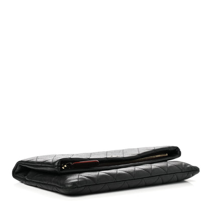 Chanel Lambskin Quilted CC Beauty Clutch Black 4 of 11