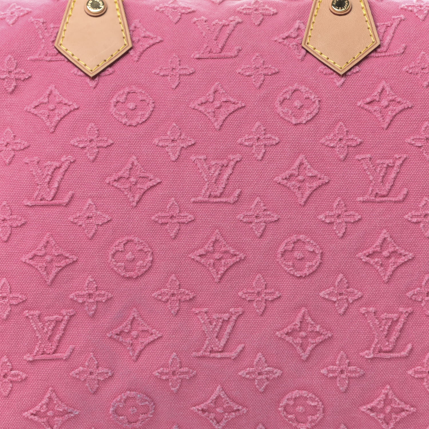 Louis Vuitton Denim Monogram Stone Speedy Bandouliere 35 Rose 8 of 10