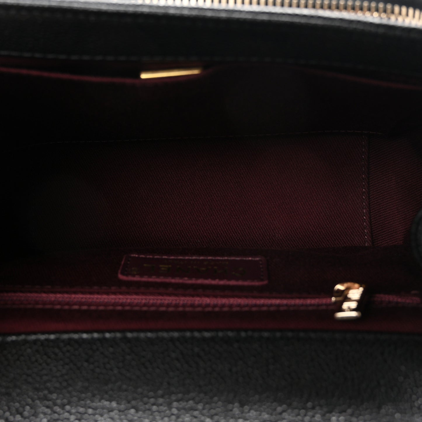 Caviar Quilted Small Business Affinity Flap Black