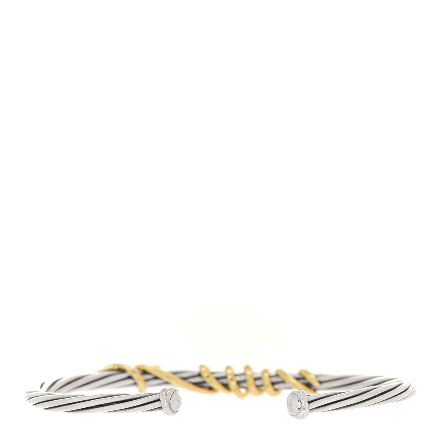 Sterling Silver 14K Yellow Gold DY Whispers Te Amo Bracelet