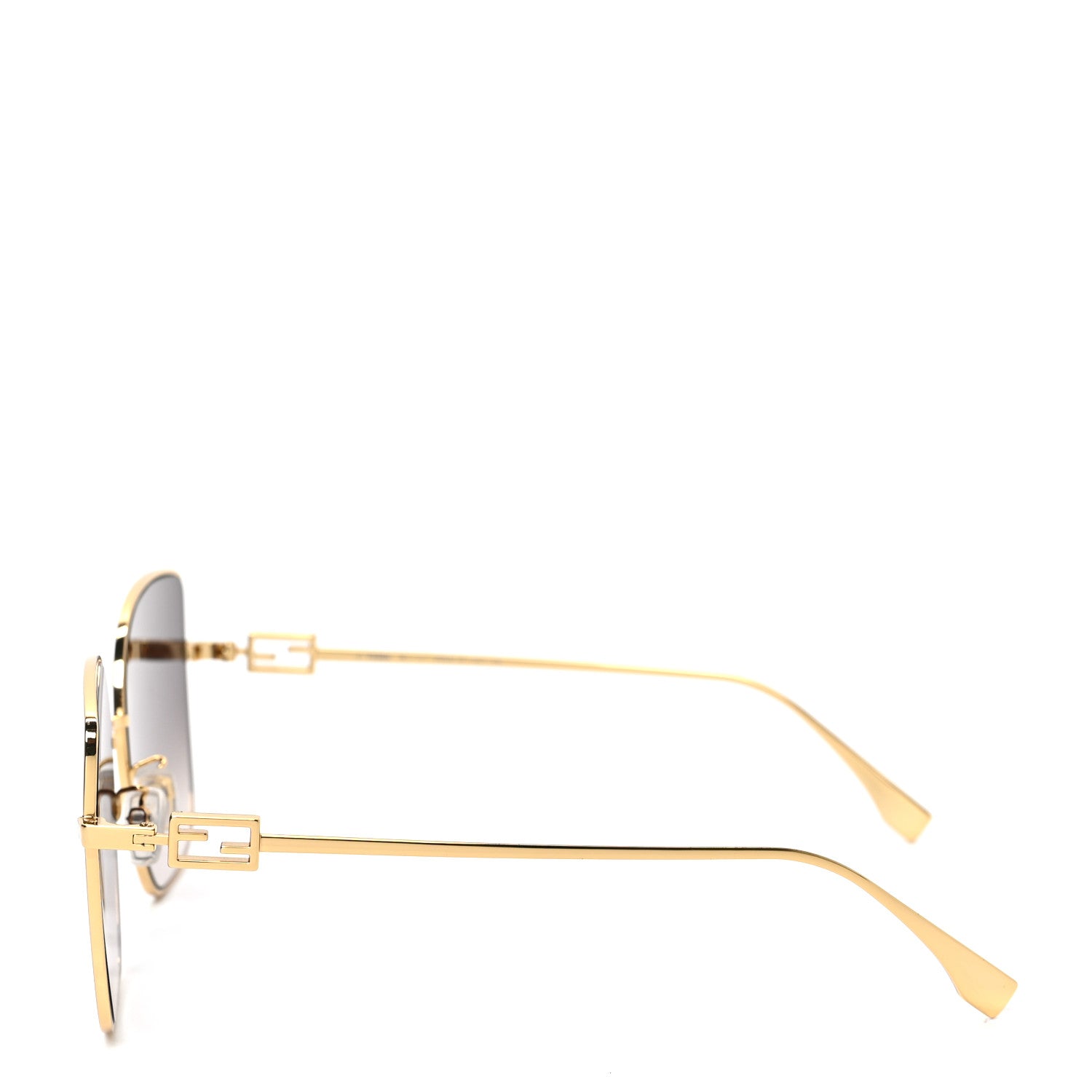 Fendi Metal Fendi Forever Sunglasses FE40013U Gold Brown 3 of 6