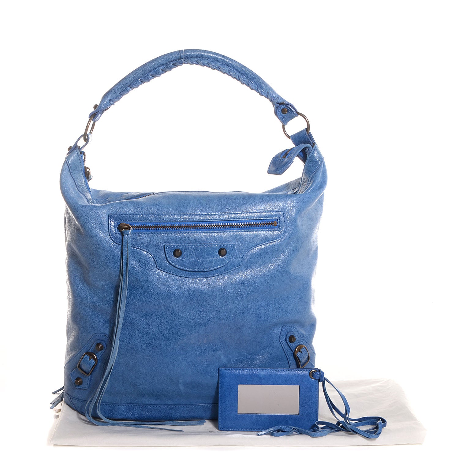 Balenciaga Chevre Classic Hardware Day Hobo French Bleu 13 of 13