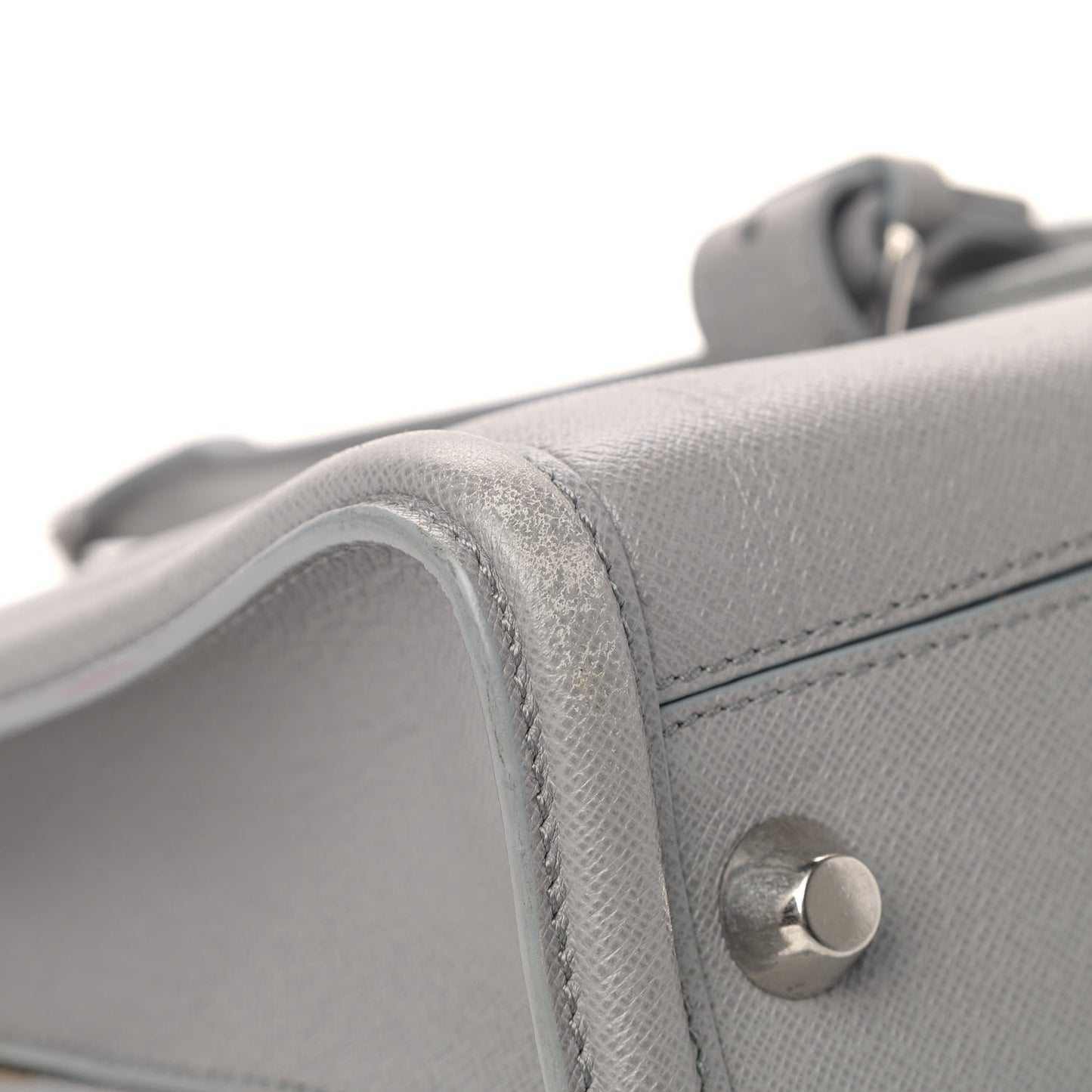 Saffiano Heroine Open Tote Grey Melange