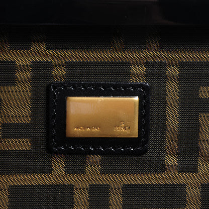 Fendi Resin FF Clutch Black Gold 6 of 9