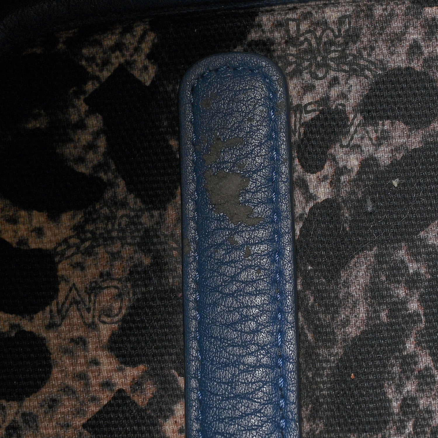 MCM Visetos Medium Project Reversible Shopper Tote Blue 15 of 16