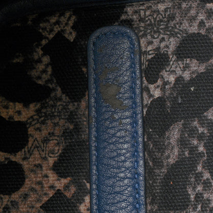 MCM Visetos Medium Project Reversible Shopper Tote Blue 15 of 16