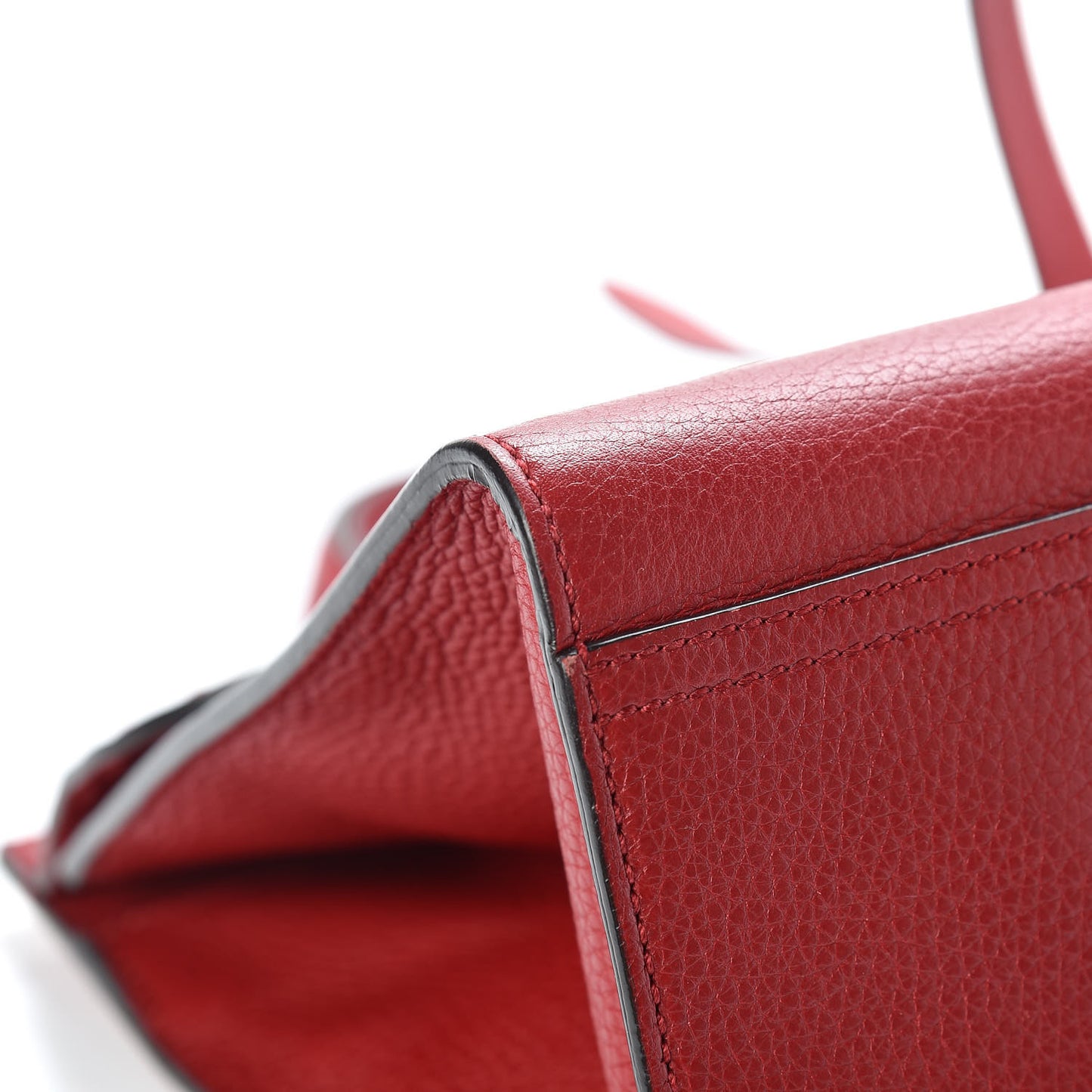 Calfskin Small GG Marmont Top Handle Bag Vulcanic Red