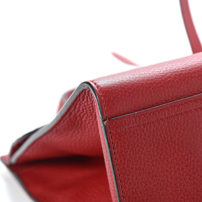 Gucci Calfskin Small GG Marmont Top Handle Bag Vulcanic Red 15 of 18