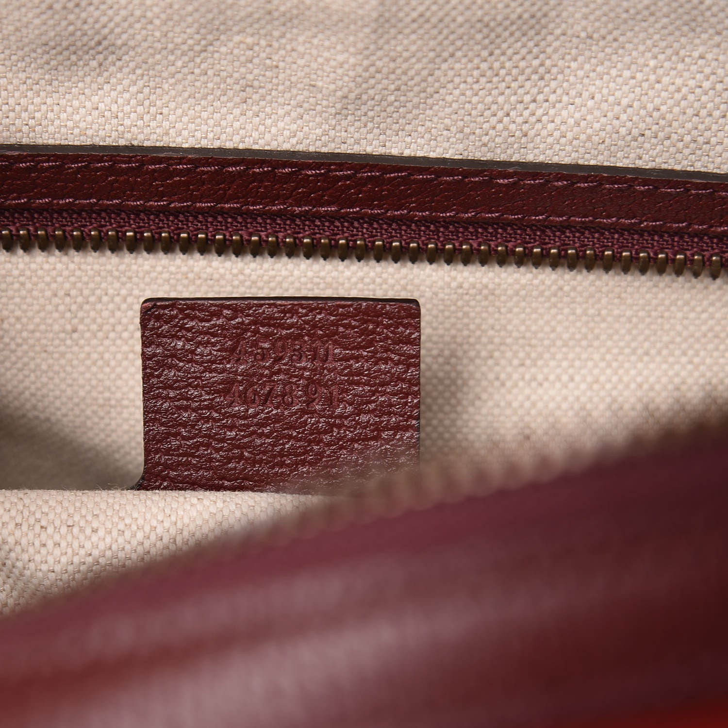 Gucci Suede Daino Textured Dollar Calfskin Web Medium Duffle Bag Romantic Cerise Chardonnay 8 of 12