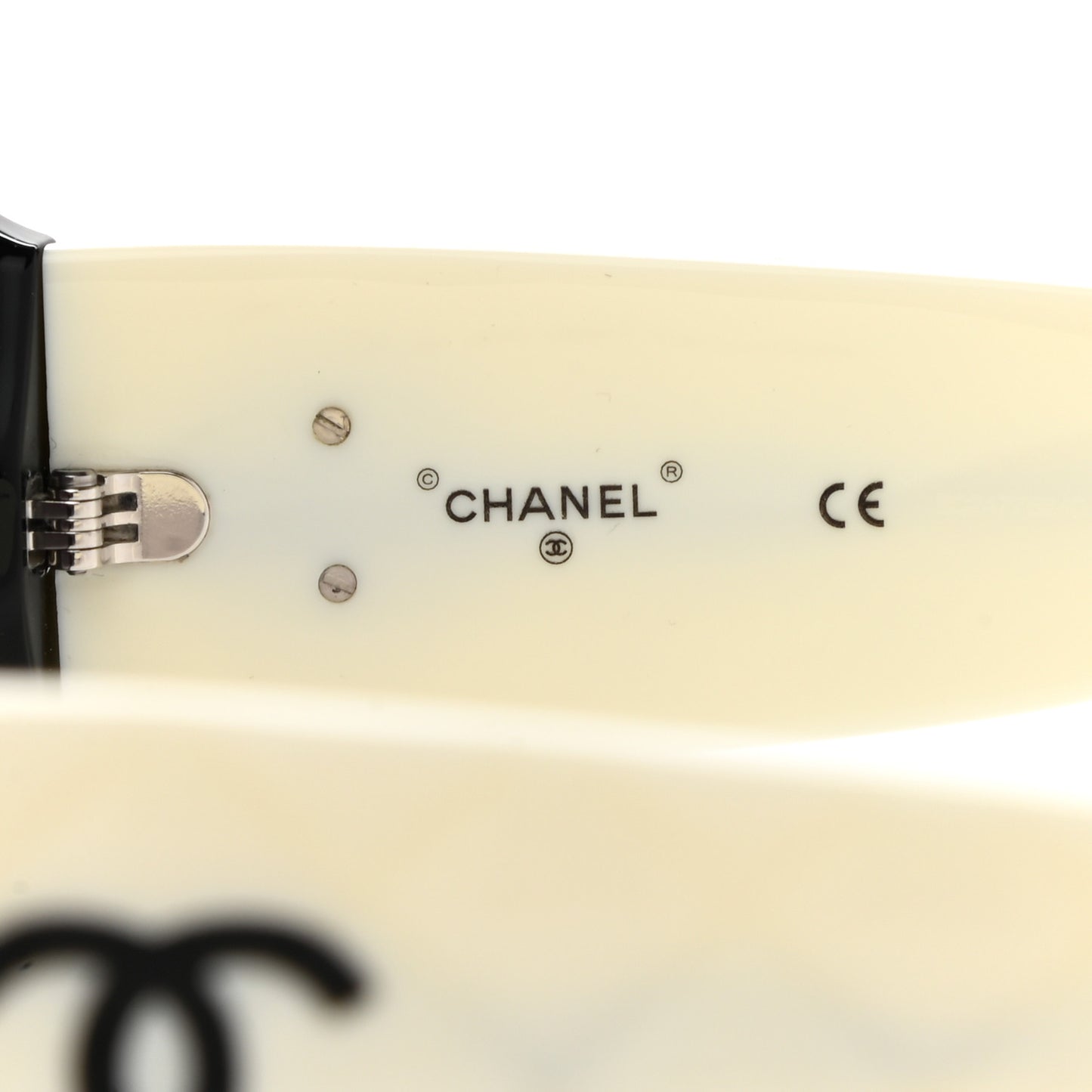 Acetate Shield Sunglasses 71466 White Black