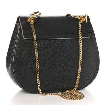 Chloe Grained Lambskin Drew Shoulder Bag Black 4 of 12