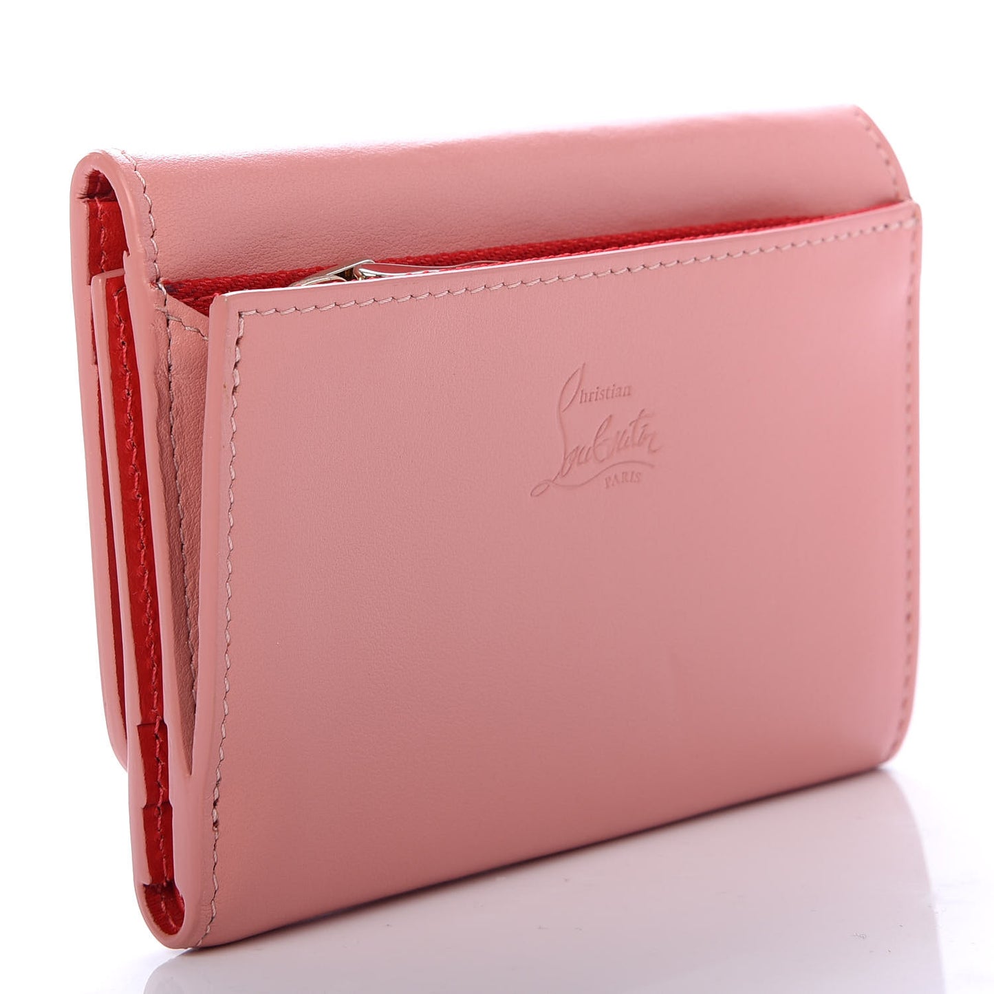 Calfskin Spiked Macaron Mini Spiked Wallet Ronsard