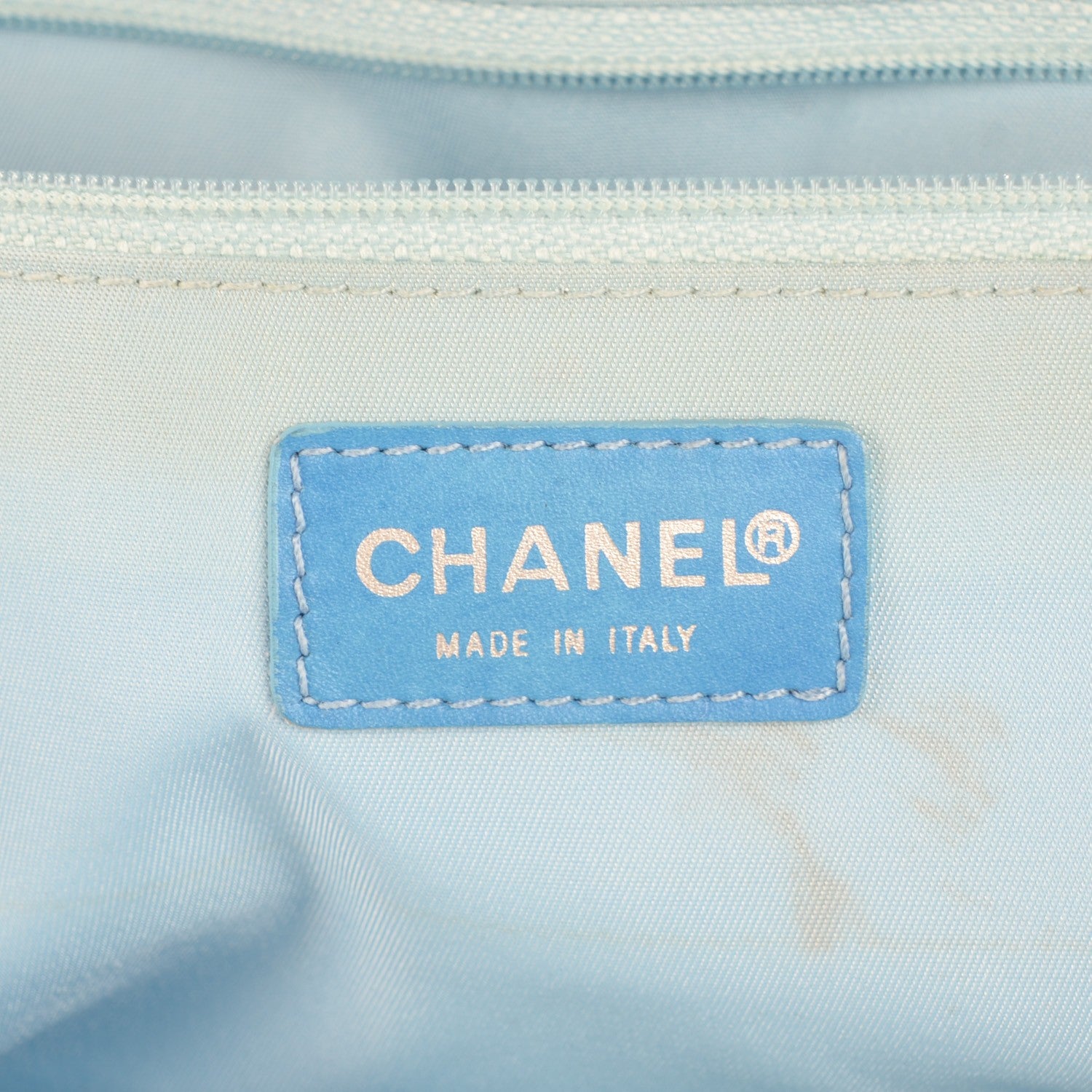 Chanel Nylon Medium Travel Tote Blue 7 of 8