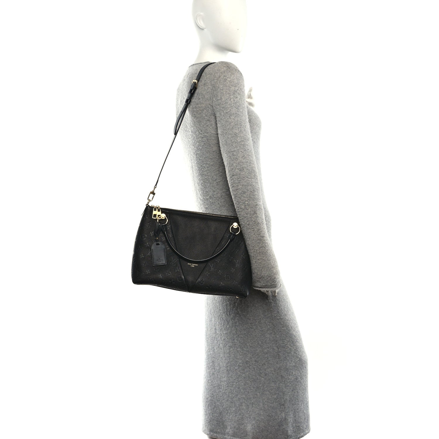 Louis Vuitton Empreinte V Tote MM Black 2 of 9