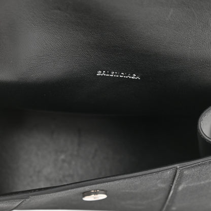 Balenciaga Glitter Fabric Hourglass Top Handle Bag XS Black 4 of 12