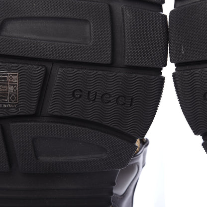 Gucci X SEGA Nappa Mesh Mens Aguru Sandals 13 Loess Black 7 of 9