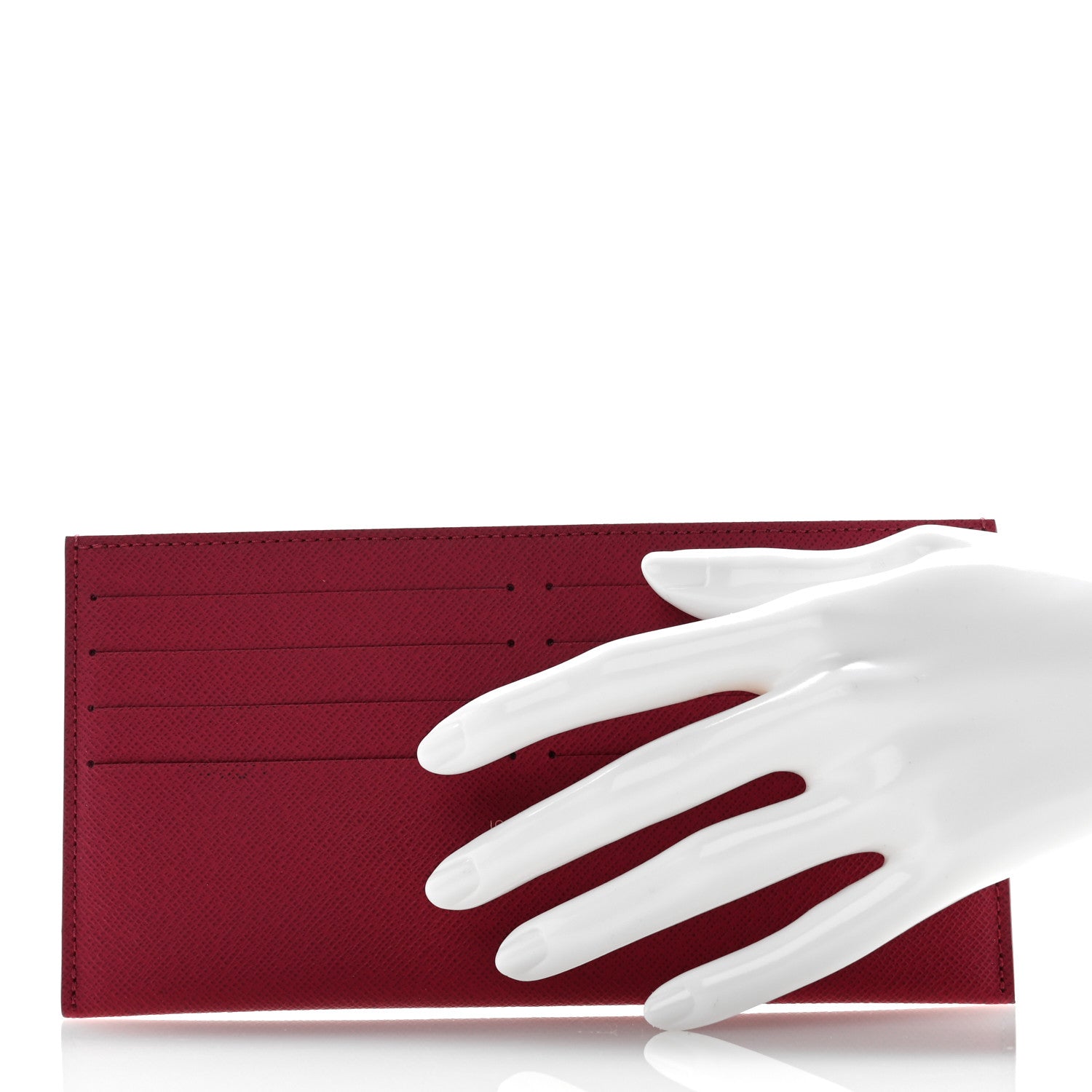 Louis Vuitton Calfskin Felicie Card Holder Insert Fuchsia 2 of 7