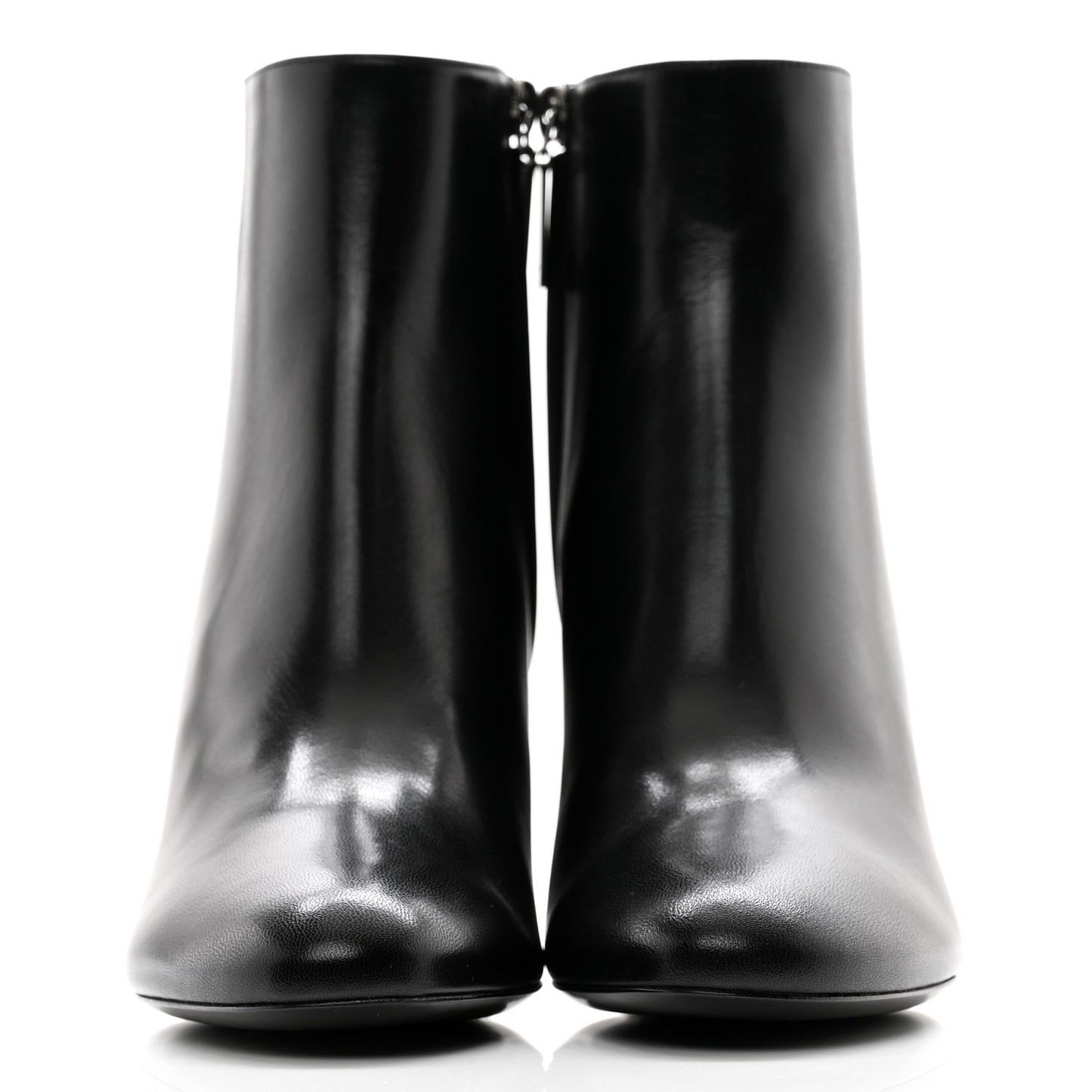 Nappa Vendome Loulou Ankle Zip Boot 36.5 Black