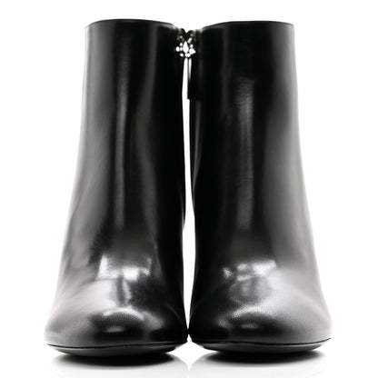 Saint Laurent Nappa Vendome Loulou Ankle Zip Boot 36.5 Black 2 of 9