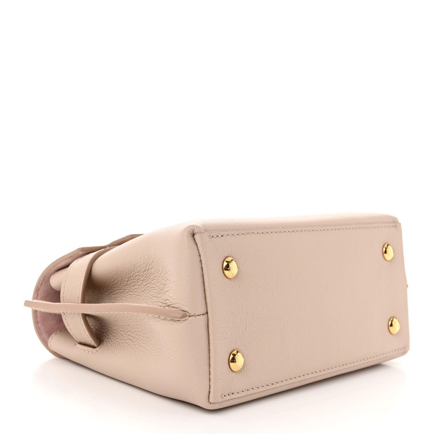 Louis Vuitton Soft Calfskin Mini Lockme Ever Greige 4 of 9