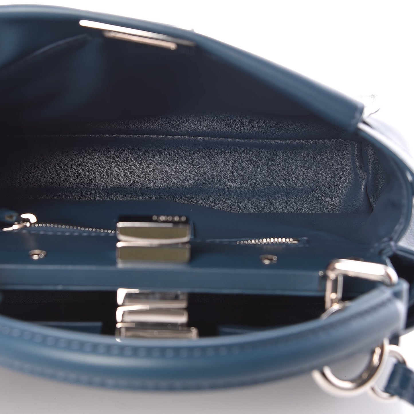 Nappa Mini Peekaboo Iconic Satchel Pavone