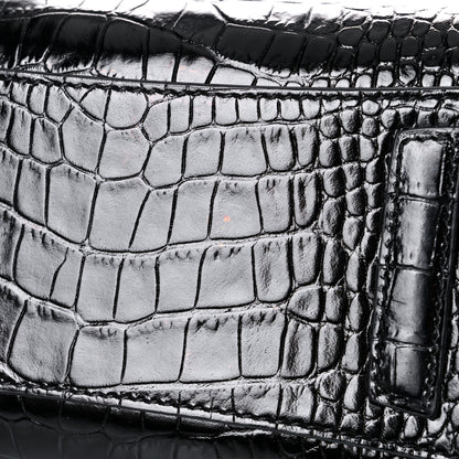 Givenchy Calfskin Crocodile Embossed Mini Antigona Black 16 of 16