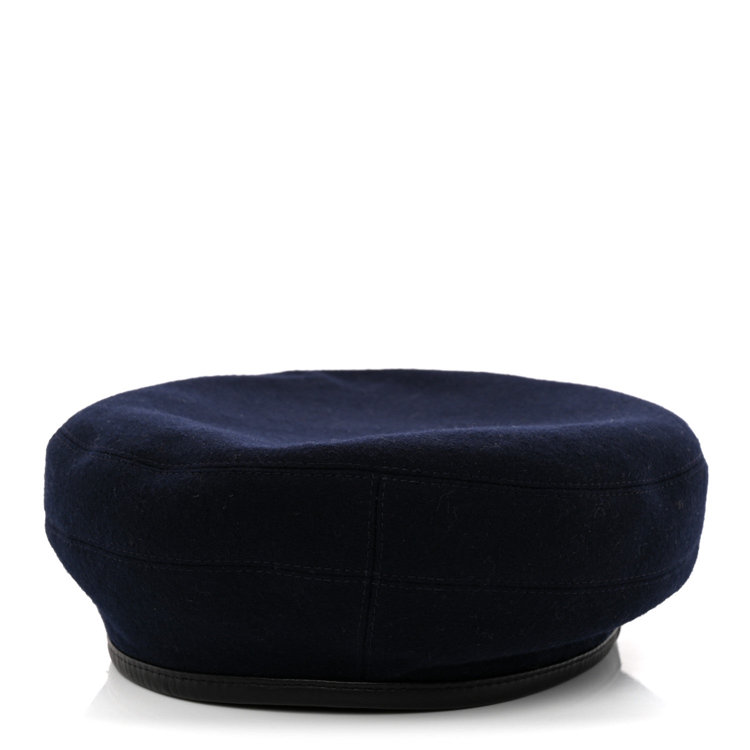 Hermes Cashmere Saint Honore Drap Beret 59 Marine 6 of 14