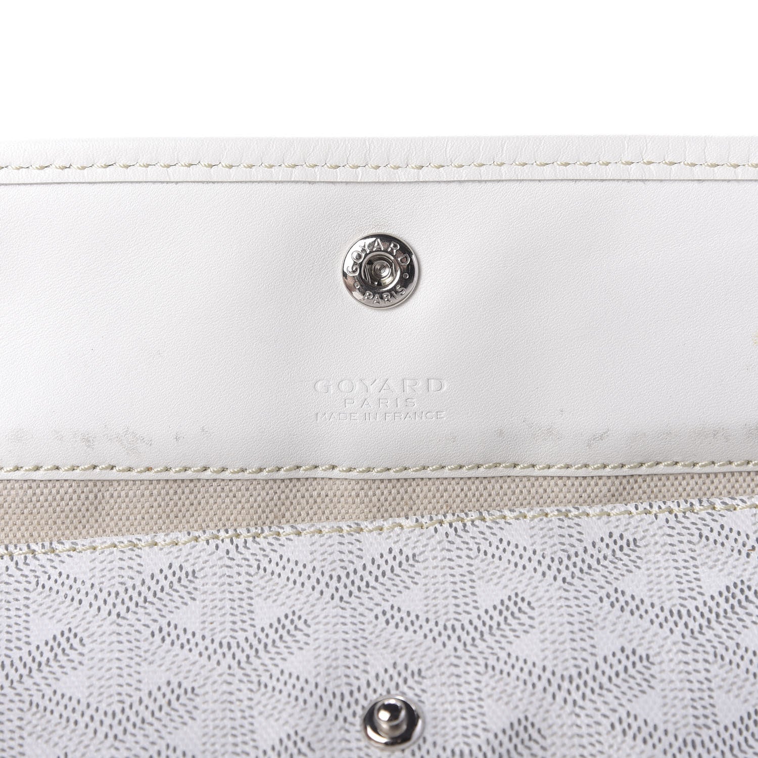 Goyard Goyardine Saint Louis GM White 8 of 8