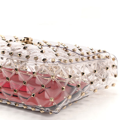 Valentino Garavani PVC Medium Rockstud Spike Shoulder Bag 7 of 7