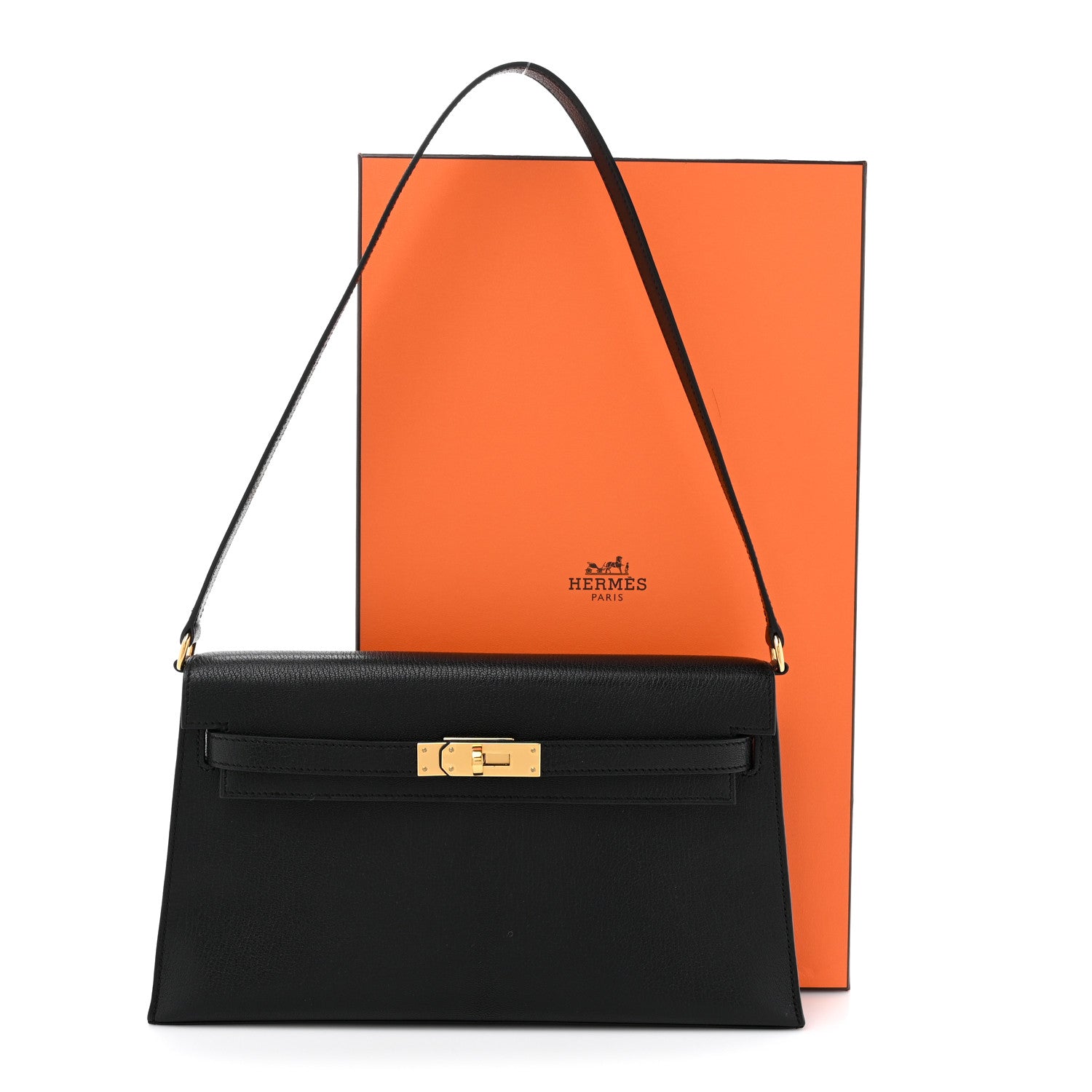 Hermes Chevre Chamkila Kelly Elan Black 12 of 12