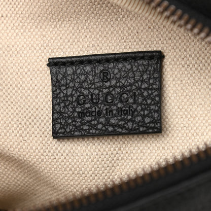 Gucci Grained Calfskin Small Logo Belt Bag Black 6 of 12