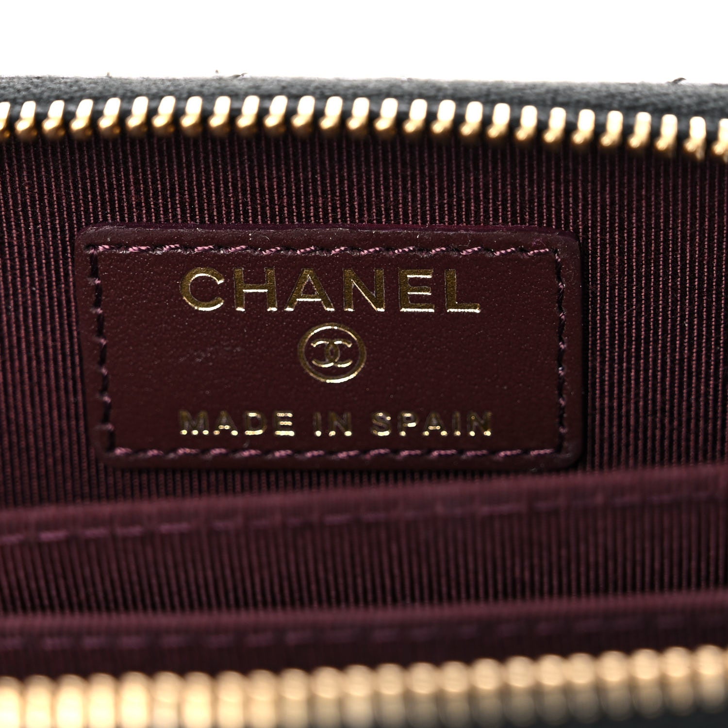 Chanel Caviar Quilted Zip Coin Purse Black 6 of 8