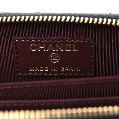 Chanel Caviar Quilted Zip Coin Purse Black 6 of 8