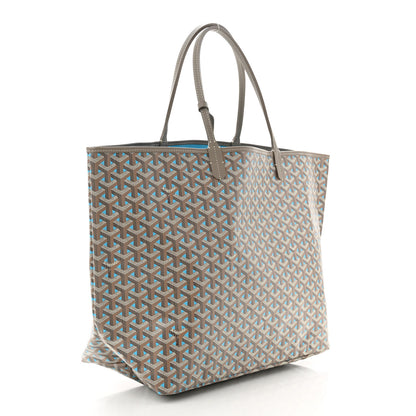 Goyard Goyardine Saint Louis Claire Voie GM Grege Turquoise 4 of 11