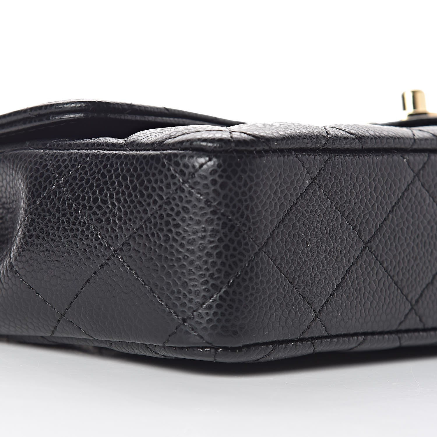 Chanel Caviar Quilted East West Flap Black 9 of 11