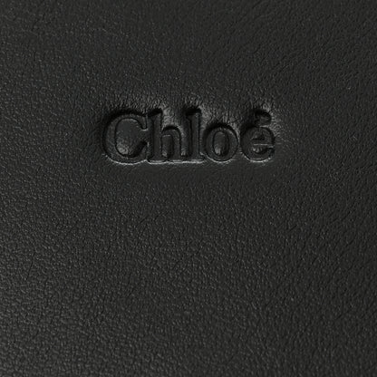 Chloe Raffia Smooth Calfskin Small Sense Basket Black 6 of 11