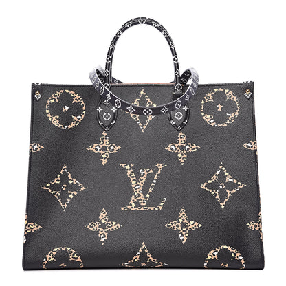 Louis Vuitton Monogram Giant Jungle Onthego GM Black 1 of 7