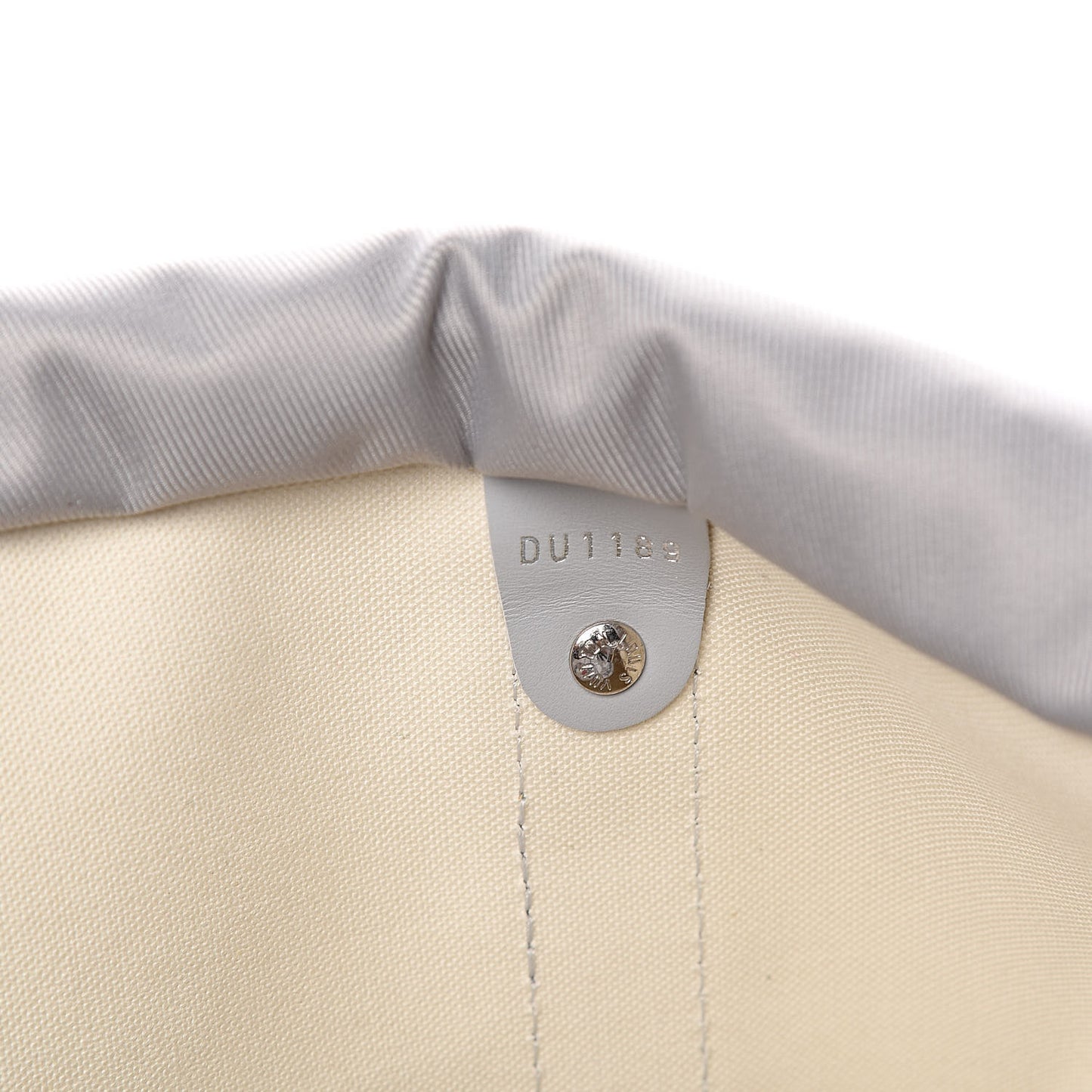 Monogram Logo Keepall Bandouliere 50 White