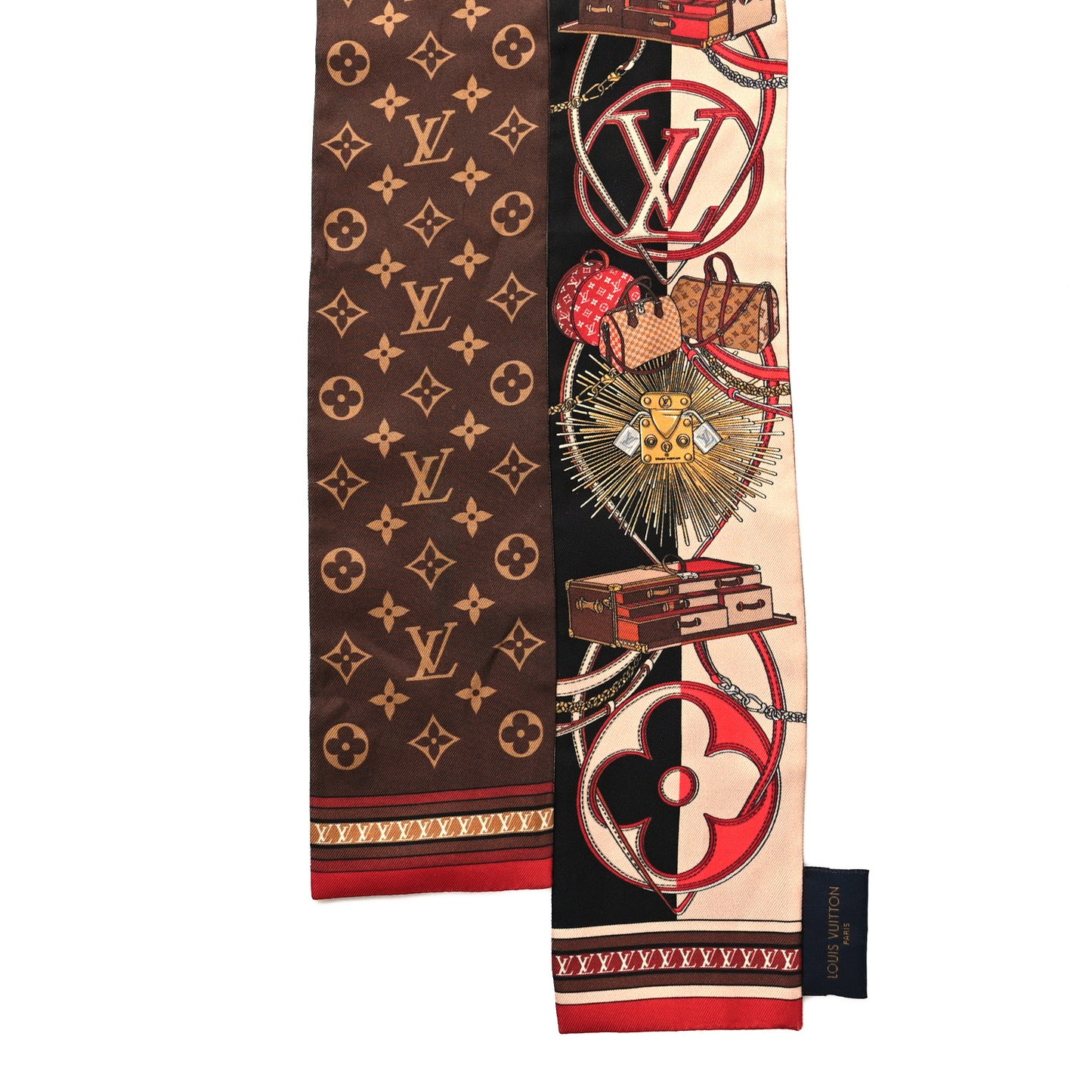 Silk Monogram All In LV Bandeau Brown
