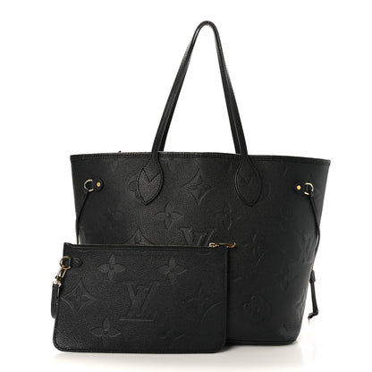 Louis Vuitton Empreinte Monogram Giant Neverfull MM Black 1 of 9