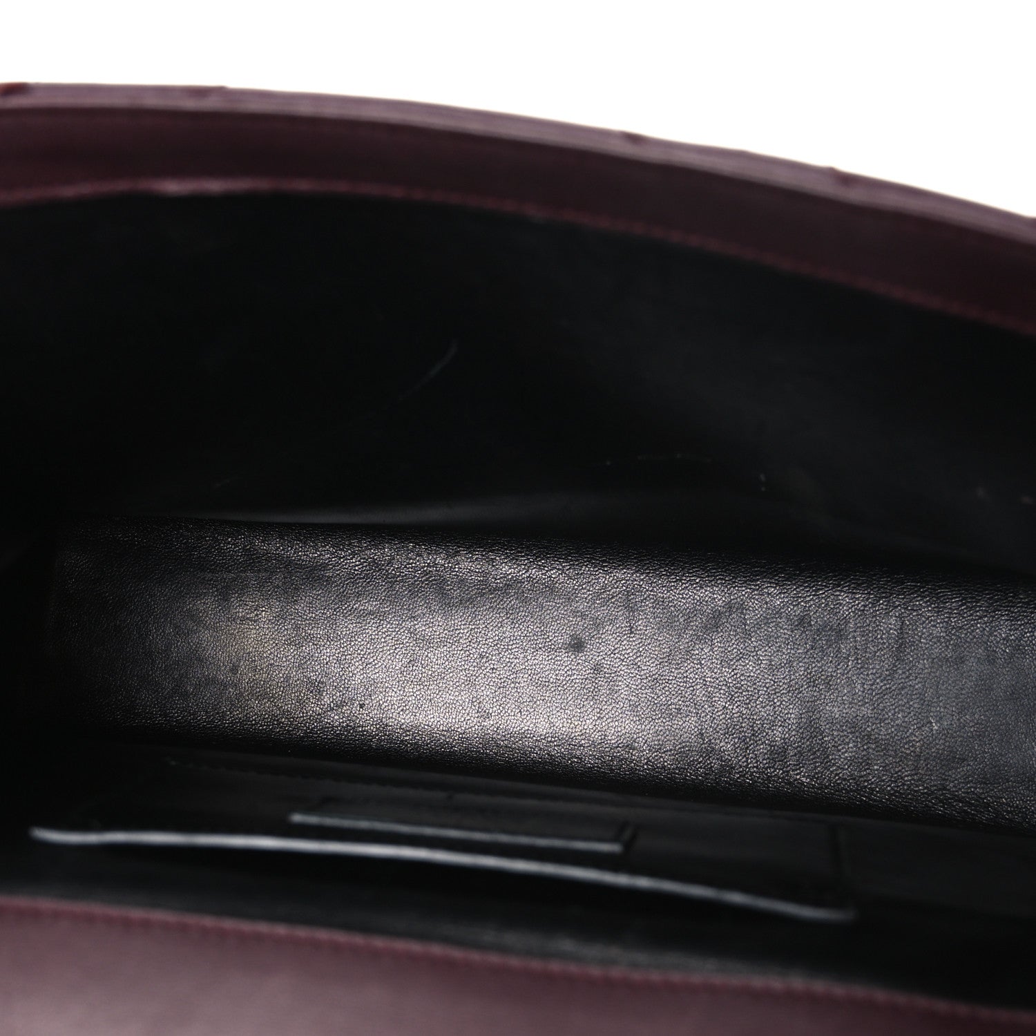 Saint Laurent Lambskin Matelasse Chevron Medium Monogram Satchel Amaranto 5 of 11