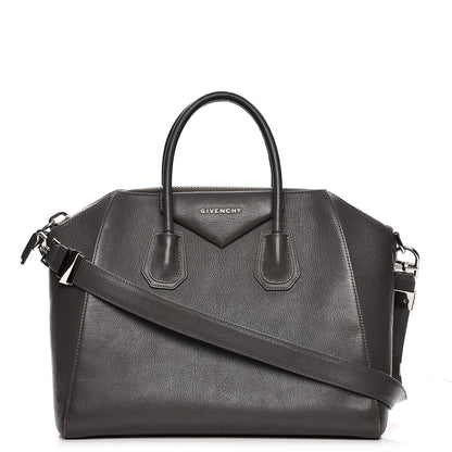 Givenchy Sugar Goatskin Medium Antigona Grey 1 of 28