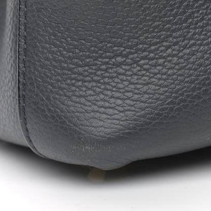 MCM Grained Calfskin Large Milla Tote Phantom Grey 14 of 14