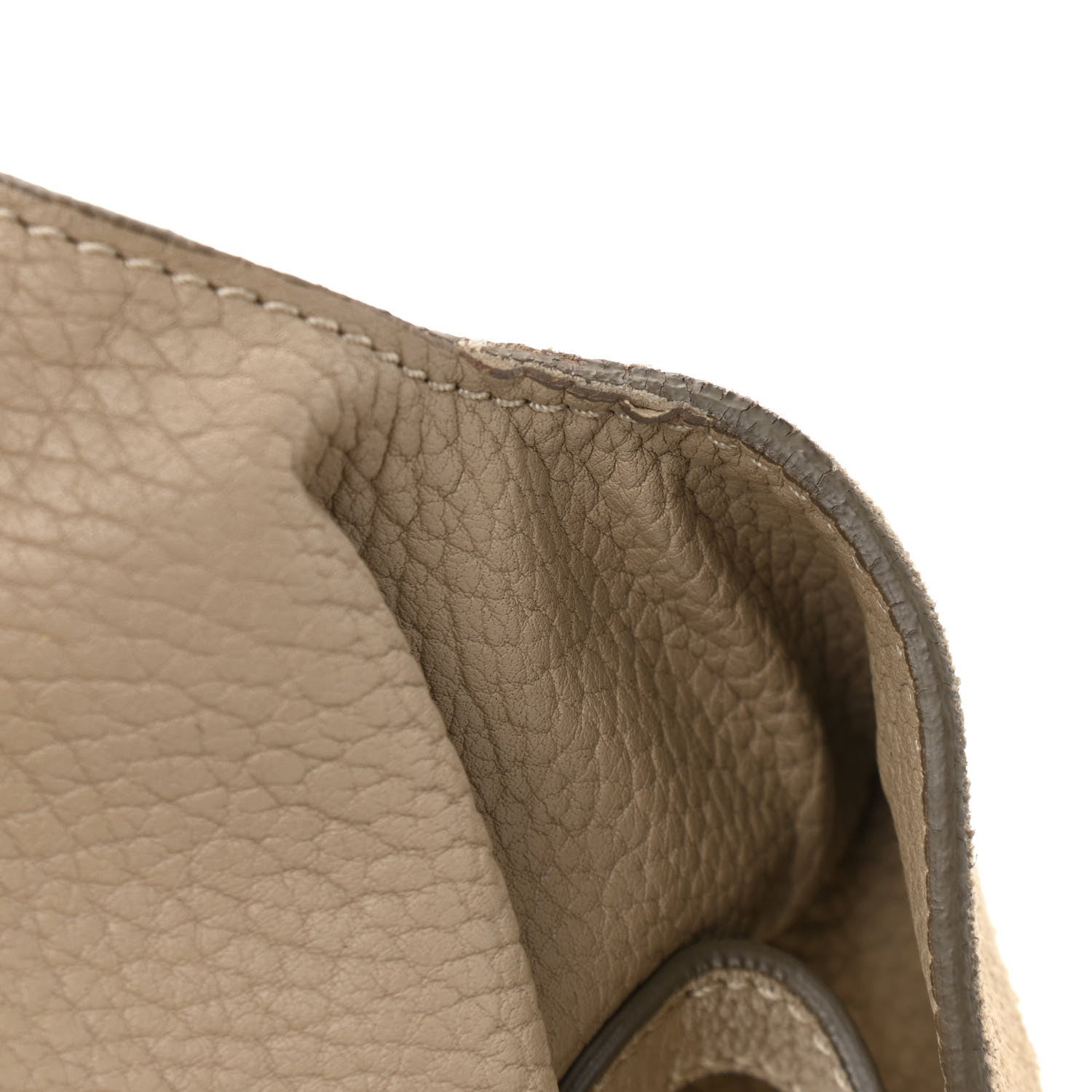 Celine Crisped Calfskin Small Tie Knot Tote Light Taupe 15 of 17
