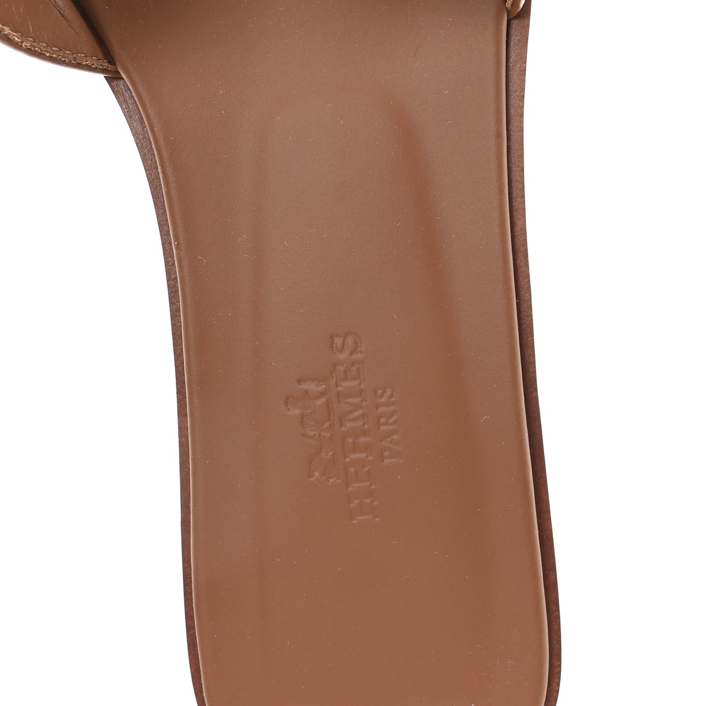 Box Calfskin Oran Sandals 37.5 Gold