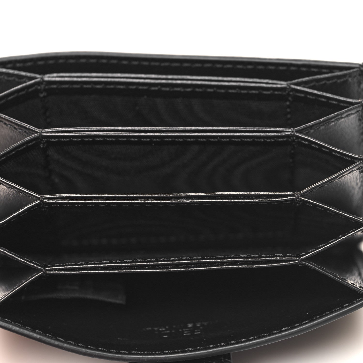 Fendi Vitello Cruise F is Fendi Gusseted Card Holder Black 6 of 7