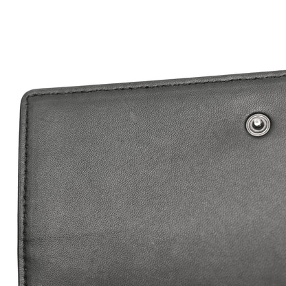 Bottega Veneta Nappa Intrecciato Fringe Chain Wallet Black 12 of 15