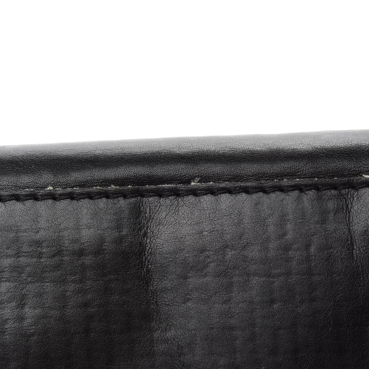 Tweed Calfskin Tweedy Single Flap Black