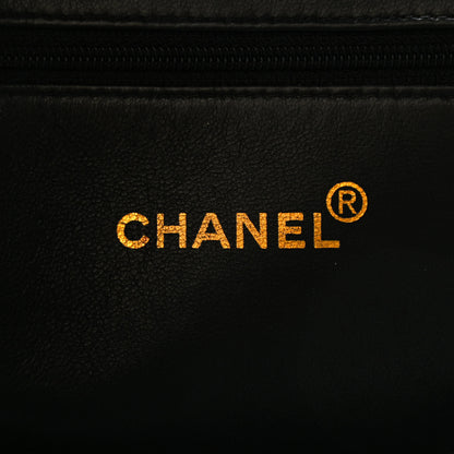 Chanel Caviar Diamond Stitched Tote So Black 6 of 19