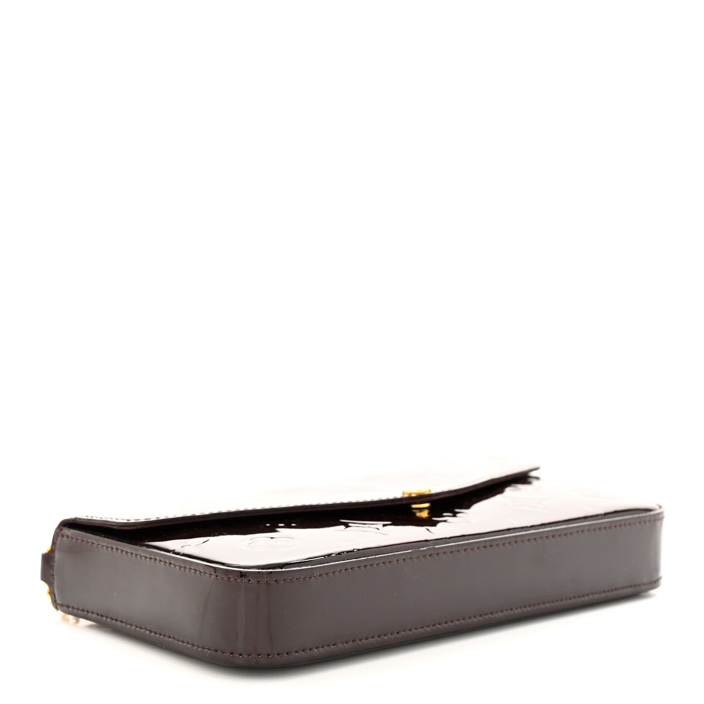 Vernis Pochette Felicie Chain Wallet Amarante